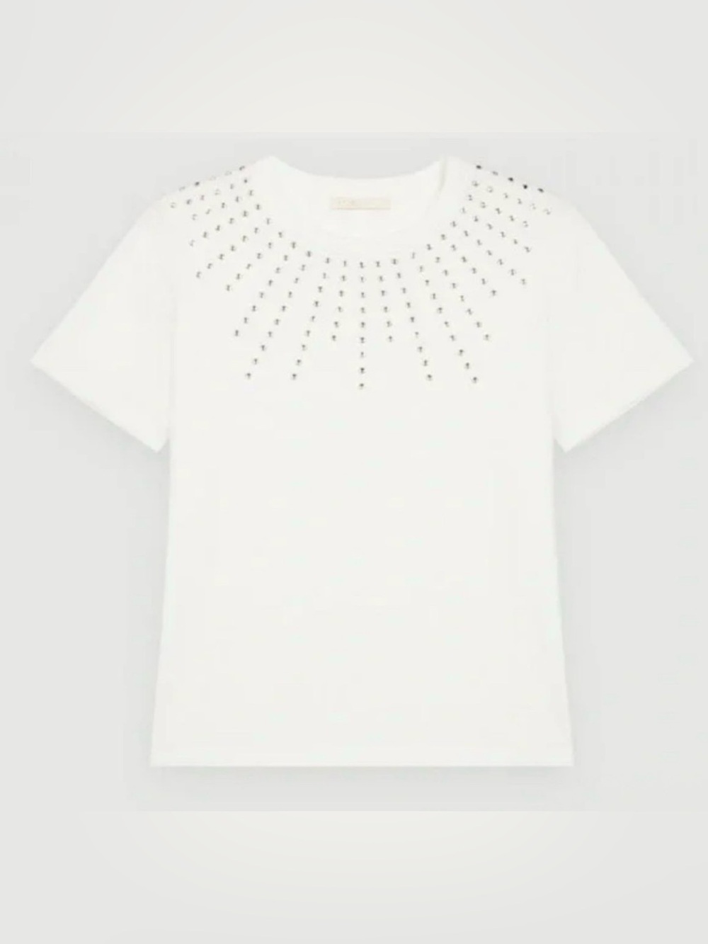 Maje Rhinestone Embellished T Shirt
